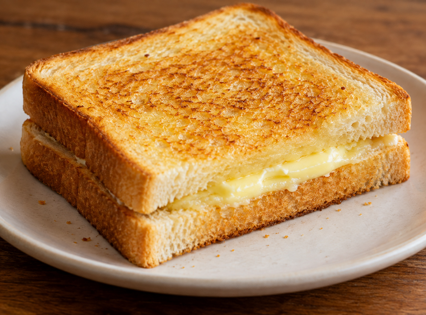 Butter toast sandwich from the Wash lounge café